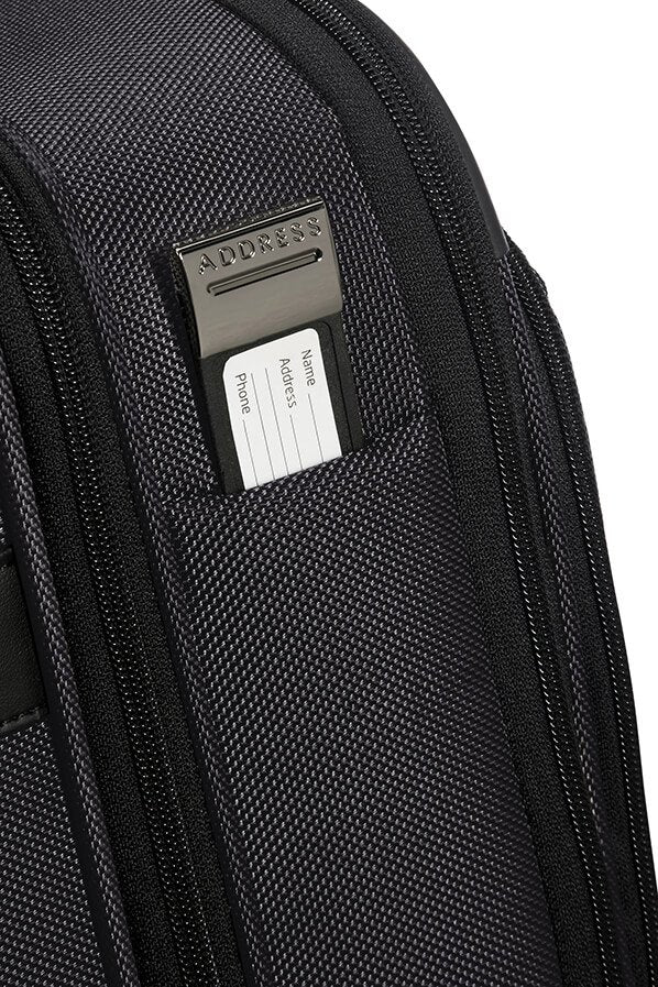 Samsonite Pro-DLX 5 Notebook-Trolley – 37,5 l, Aufsteckfunktion, RFID-Fach, Nylon, Schwarz