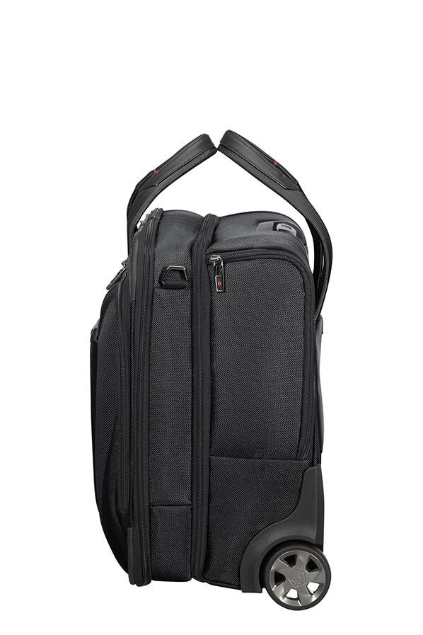 Samsonite Pro-DLX 5 Notebook-Trolley – 37,5 l, Aufsteckfunktion, RFID-Fach, Nylon, Schwarz