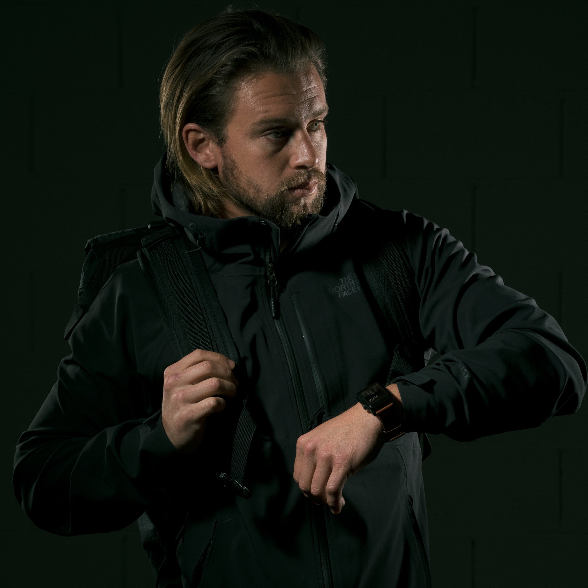 Nomad Modernes Armband – Leder, Braun, 42 mm, für Apple Watch