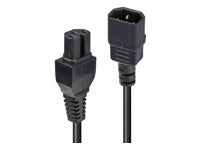Lindy Stromkabel – 30314, IEC C14 → IEC C15, 2 m