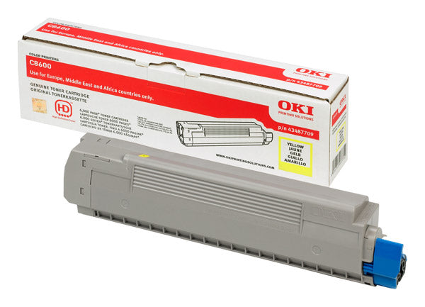 OKI Toner – gelb, 6000 Seiten