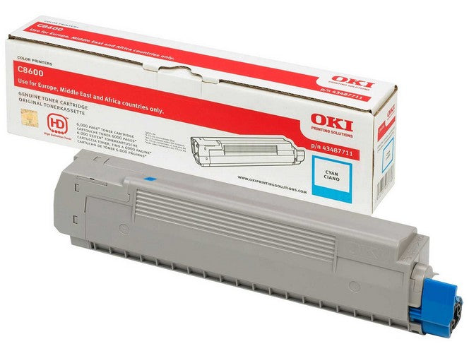OKI Toner – cyan, 6000 Seiten