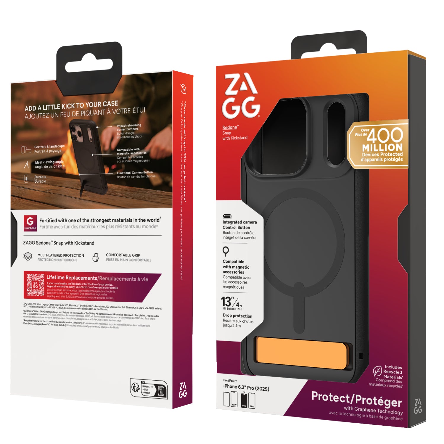 ZAGG Backcover Sedona Snap – für Apple iPhone 17 – Basin Flood