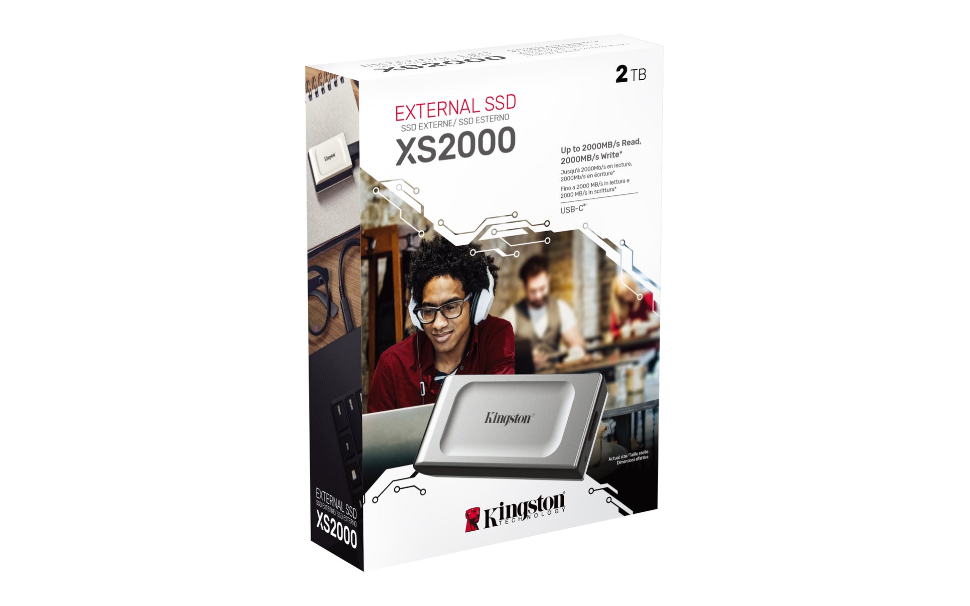 Kingston Technology Kingston XS2000 Speichergerät – 2 TB, USB 3.2, tragbar