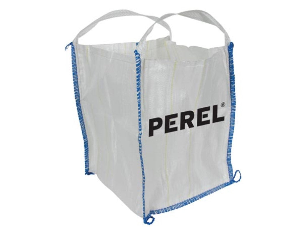 Perel Containerbeutel SDB300 – 300 l, Polypropylen (PP), schwarz, blau, weiss, 650 × 710 × 650 mm