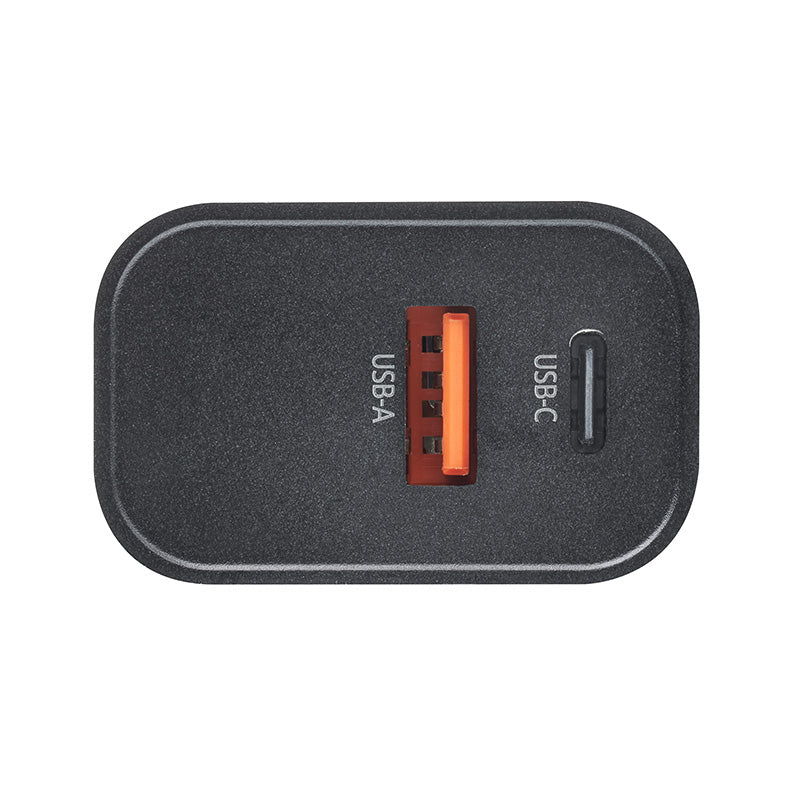 Intenso W30AC USB-Ladegerät 30 W – USB-C×1, USB-A×1 – Schwarz