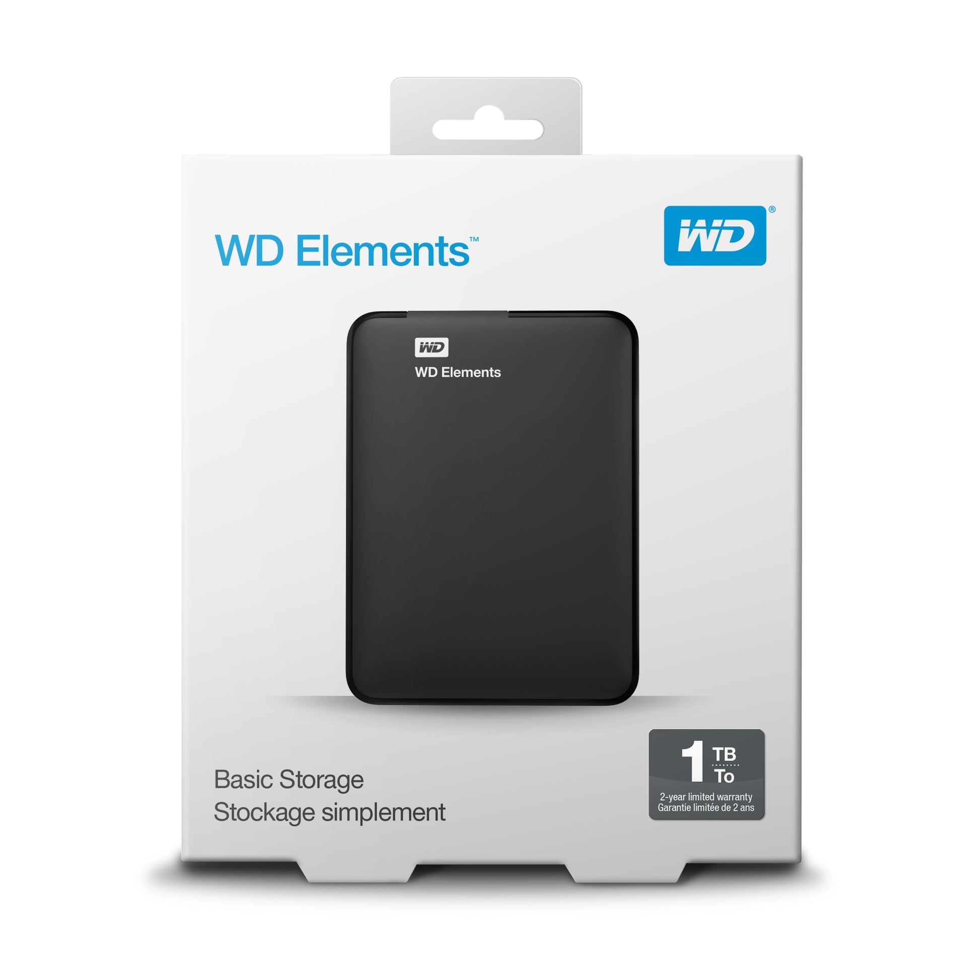 Western Digital Elements Tragbares Speichergerät – 1 TB, USB 3.0, 2,5"