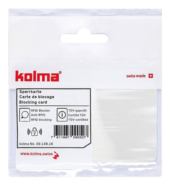 Kolma Sperrkarte ExtraSolid RFID – Kunststoff