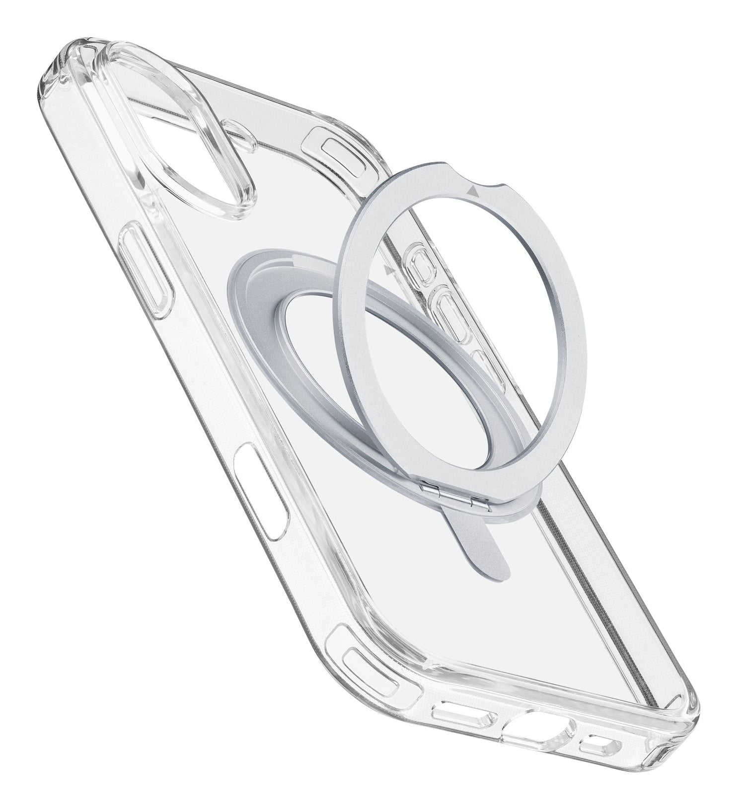 Cellularline Backcover – für Apple iPhone 16 – transparent – MagSafe-kompatibel