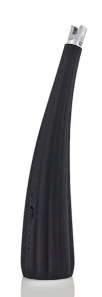 AdHoc Tischfeuerzeug, Ø 4,8 × 21,3 cm, Metall/Kunststoff, Schwarz, mit Akku (USB-aufladbar)