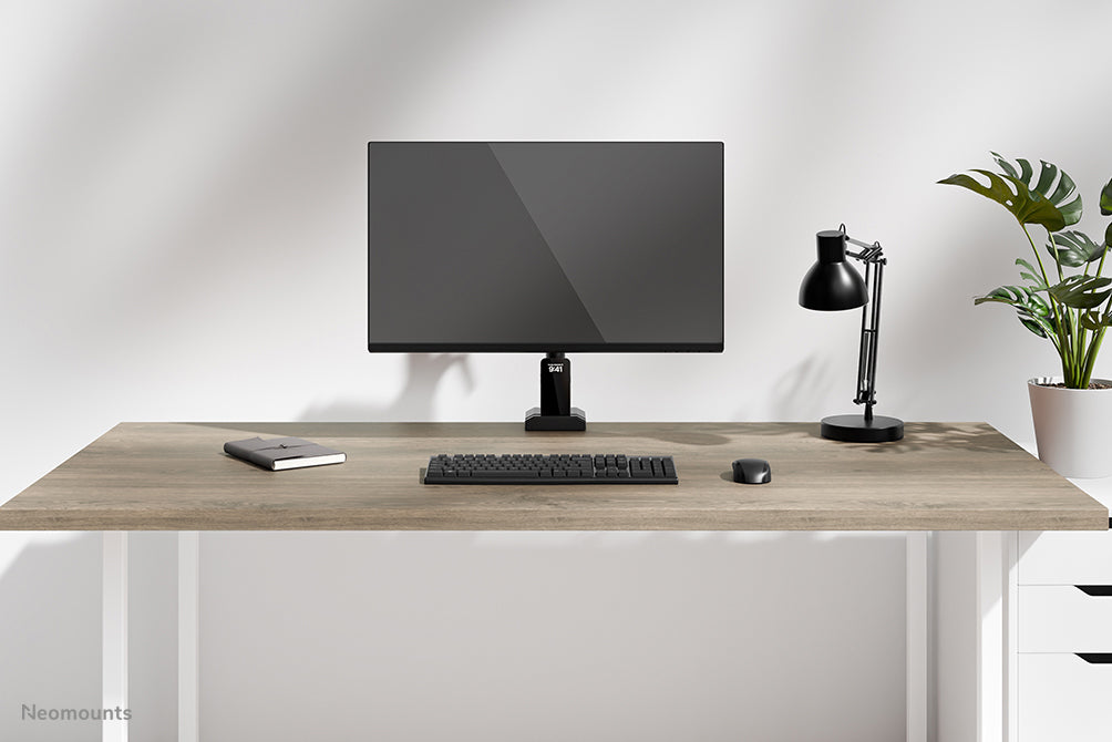 Neomounts DS60-600BL1 Monitorarm – NERO Single, Quick-Fix, Tischklemme