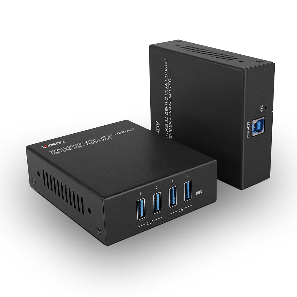 Lindy USB 3.2 Gen 1 Extender über HDBaseT (Cat6A), bis 100 m