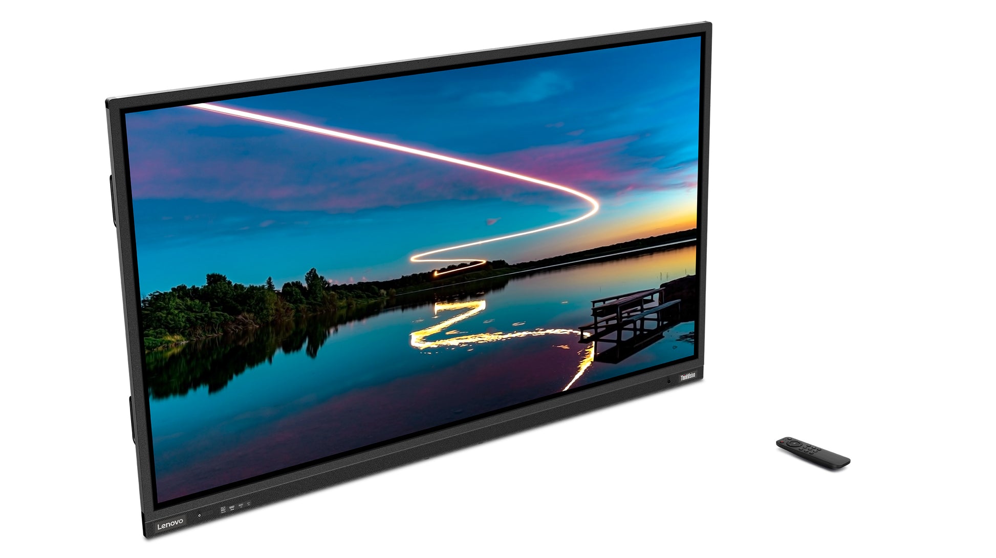 Lenovo ThinkVision T86 – 86" 4K UHD VA 60 Hz – LAN, Lautsprecher, Smart, Touch