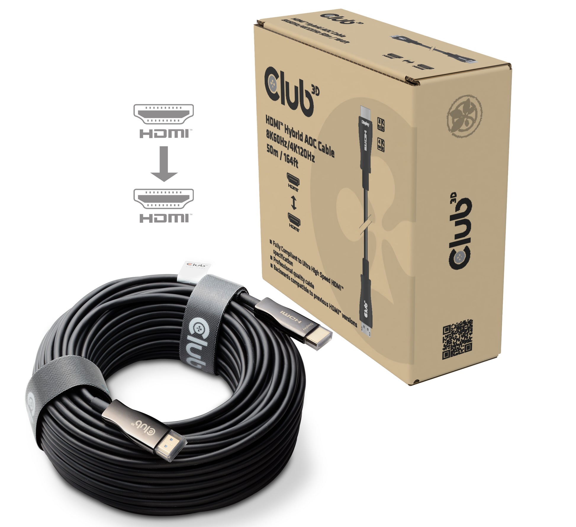 CLUB3D Club 3D HDMI-Kabel, Schwarz