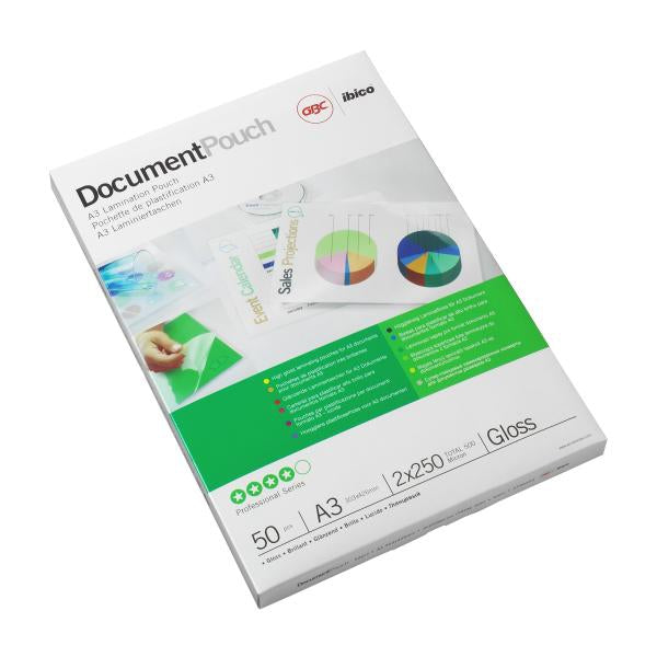 GBC Laminierfolien A3 – 150 µm, glänzend, 25 Stück