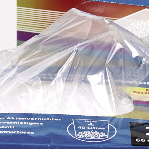Rexel Abfallsäcke für Aktenvernichter – 175 l (600 × 600 × 1'200 mm), für 1150, 1250, 1500 Auto und andere – 100 Stück