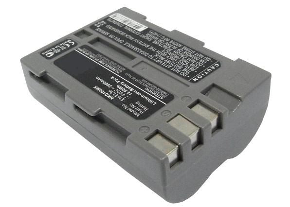 CoreParts Akku EN-EL3E 7,4 V 2000 mAh (14,8 Wh) – für Nikon D100, D200, D300 und andere – Grau