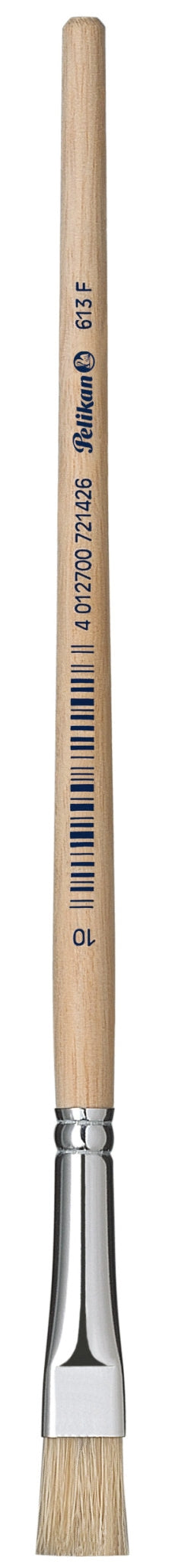Pelikan Pinsel – braun, Schweineborsten, Länge 182 mm, Aluminiumzwinge, FSC-zertifiziert
