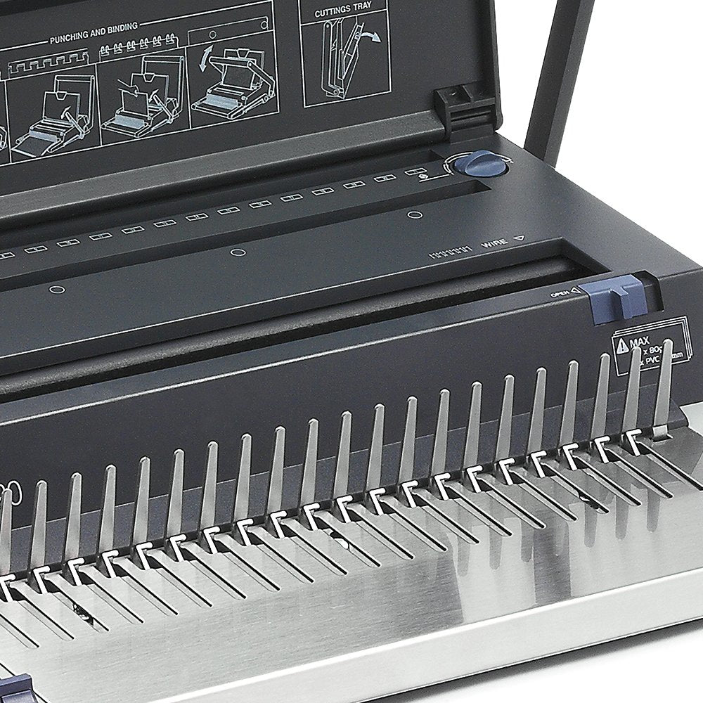 GBC MultiBind 320 Bindegerät – Plastik- und Drahtbindung, für 21-Loch, A3, bis 20 Blatt