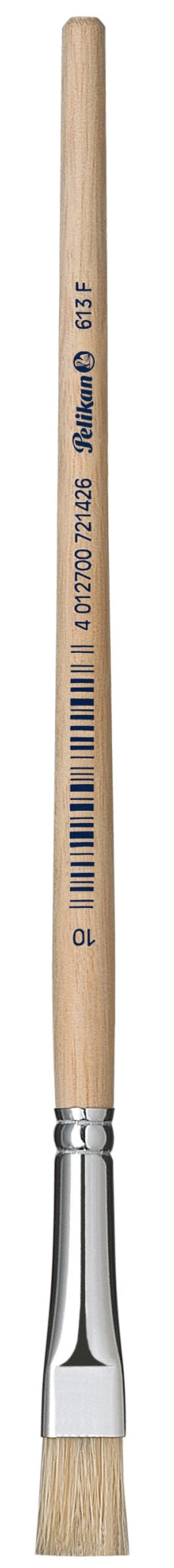 Pelikan Serie 613F – Pinsel – Helle Borste, Grösse 20, Schweineborsten, 1 Stück