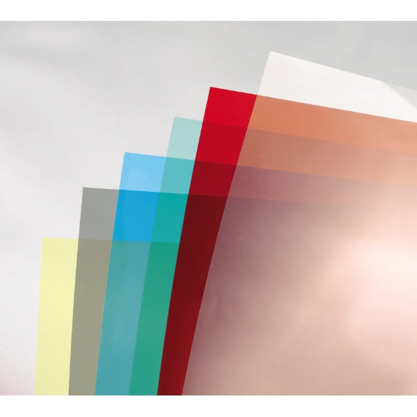 GBC Einbandfolien – für A4 – rot transparent, Kunststoff – 100 Stk.