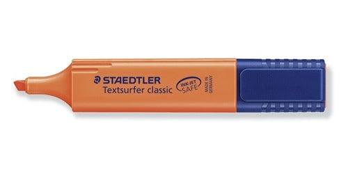 STAEDTLER Textsurfer classic Textmarker – Orange, Keilspitze 5 mm, nachfüllbar
