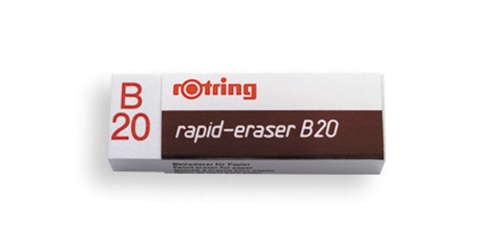 Rotring Radierer – für Bleistifte – 60 × 12 × 20 mm – Kunststoff – weiss