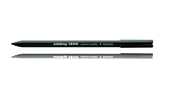 Edding 1300 Filzstift – 3 mm, schnelltrocknend, schwarz