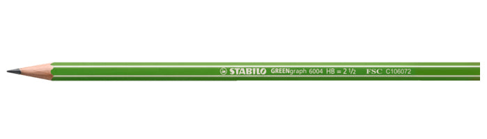 STABILO GREENgraph Bleistift, Dreikant HB Mine Ø 2,2 mm grün