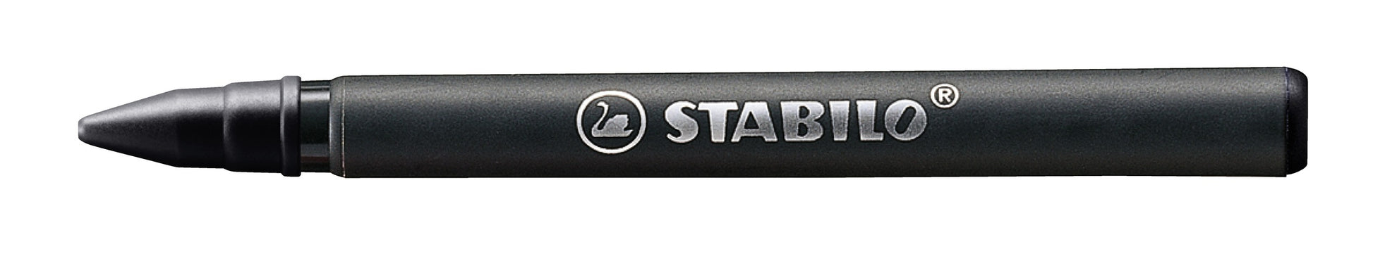 STABILO Tintenrollerpatronen – Schwarz, 0,5 mm, geruchsarm, 3 Stk.