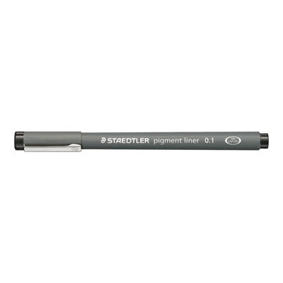 Staedtler Pigment Liner Fineliner 0,1 mm – schwarz – wasserfest, dokumentenecht