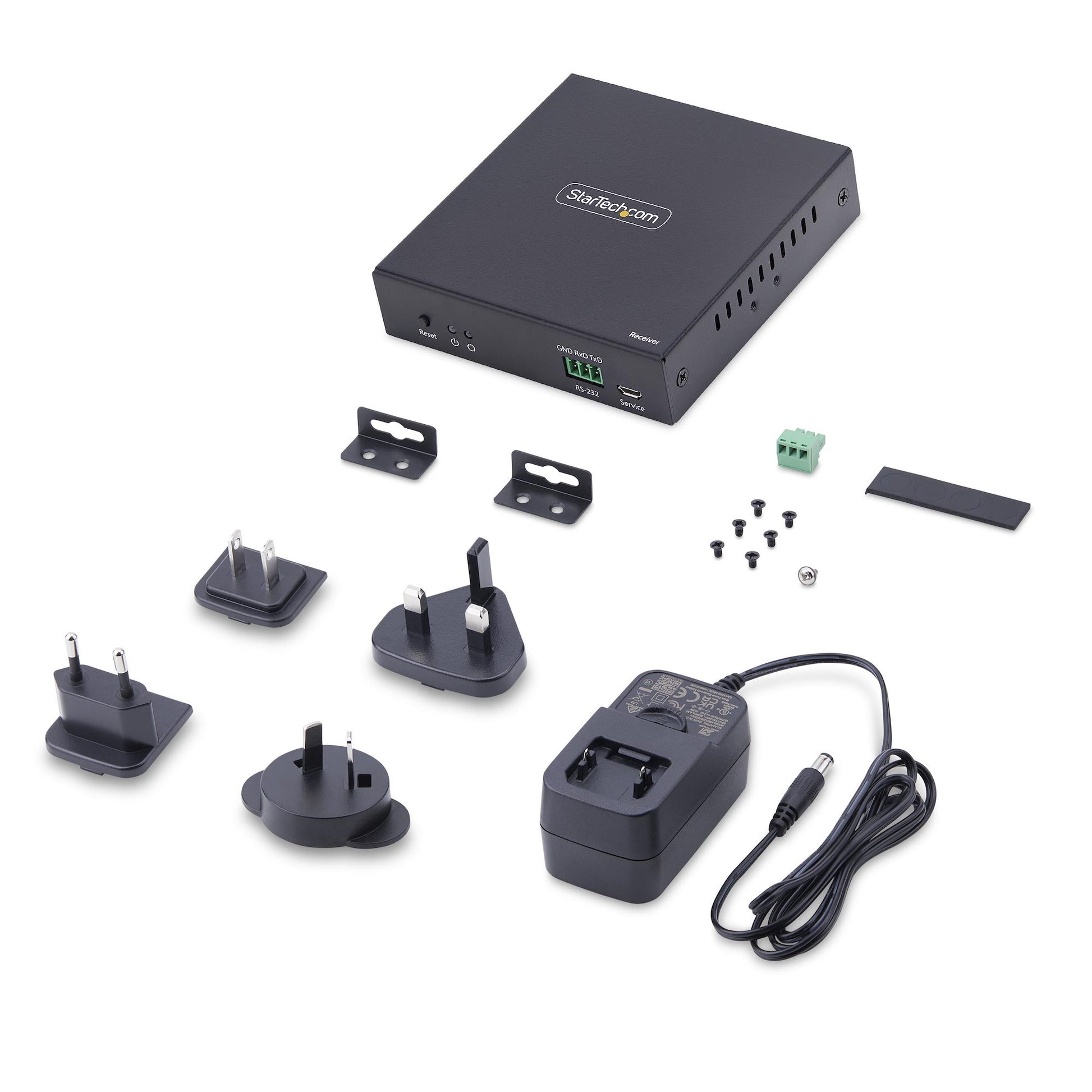 StarTech.com HDMI-Empfänger über IP (AVoIP), 4K@60 Hz, 1× RJ‑45, RS‑232, für IH2006 Produktreihe
