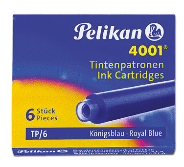 Pelikan Tintenpatronen 4001 – Königsblau, geruchsarm