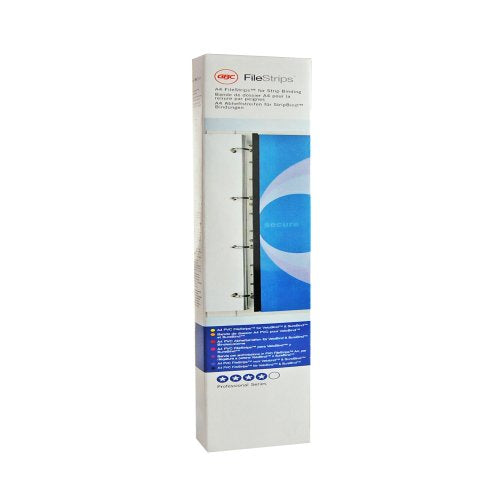 GBC Abheftstreifen – transparent, PP – 100 Stk.