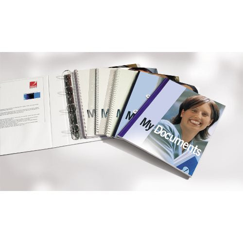 GBC Abheftstreifen – für A4 – transparent, PVC – 100 Stk.
