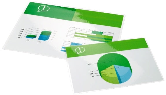 GBC Laminierfolien A7, glänzend – 125 µm, 80 × 111 mm, 100 Stk.