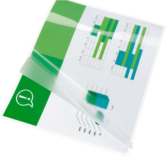 GBC Laminierfolien A7, glänzend – 125 µm, 80 × 111 mm, 100 Stk.