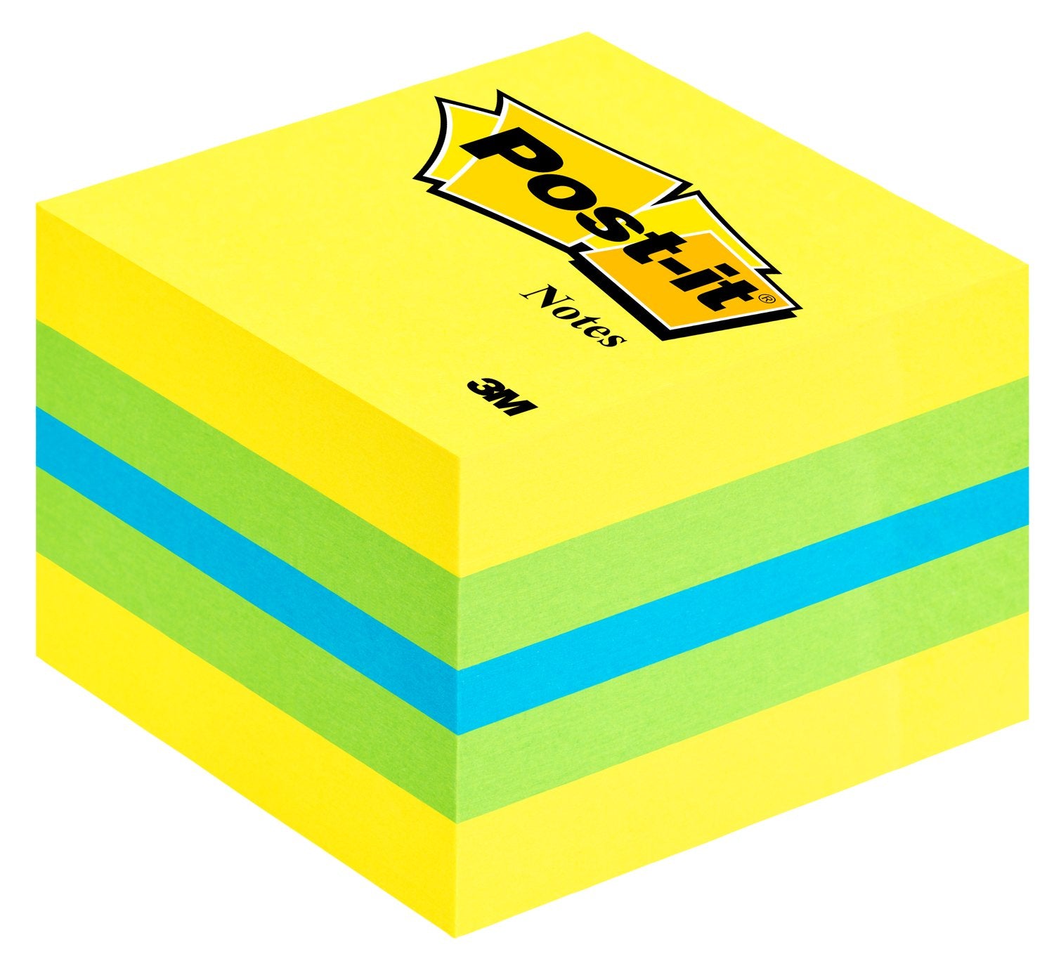 3M Post-it Haftnotizen – 51×51 mm – Mehrfarbig, 400 Blatt, PEFC