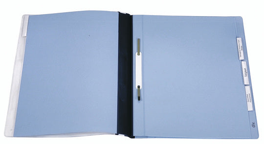 Durable Hängeordner für A4 – Kunststoff, Blau, ohne Vordruck