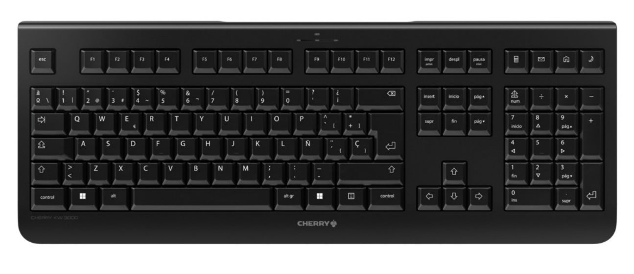 CHERRY KW 3000 – Tastatur, Schwarz