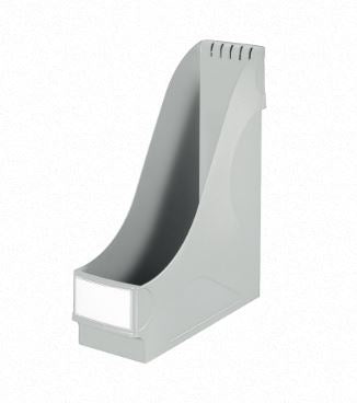 Leitz Regalkasten – Kunststoff, mit Beschriftungsfeld, hellgrau, 290×98×318 mm