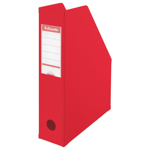 Esselte VIVIDA Stehsammler – A4 – PVC – Rot – 72 × 242 × 318 mm
