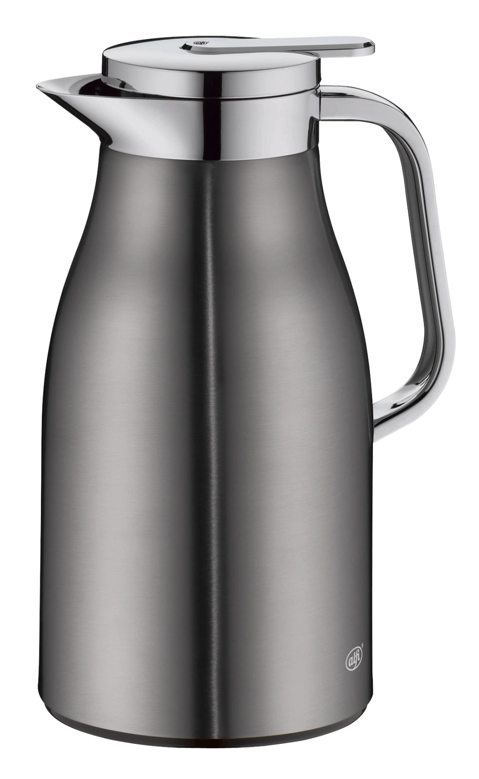 Alfi Thermoskanne Skyline – 1,5 l, Edelstahl, Grau, mit Deckel, vakuumisoliert, BPA-frei