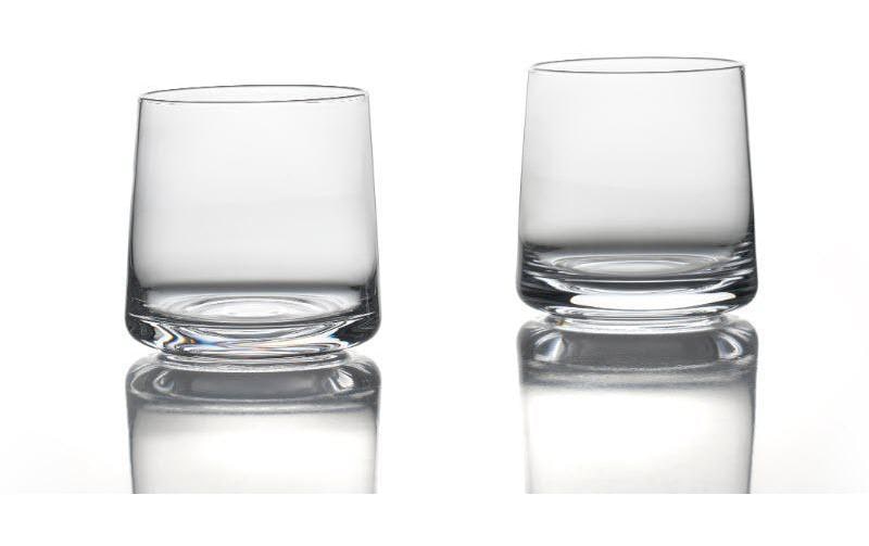Zone Denmark Wideball-Glas – 2er Set, 380 ml, Ø 8,8 cm, Kristallglas, Transparent, spülmaschinenfest