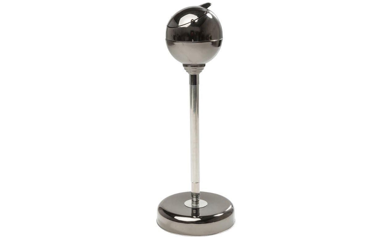 KARE Design Standaschenbecher – Ø 13 × 72 cm – Stahl, Silber