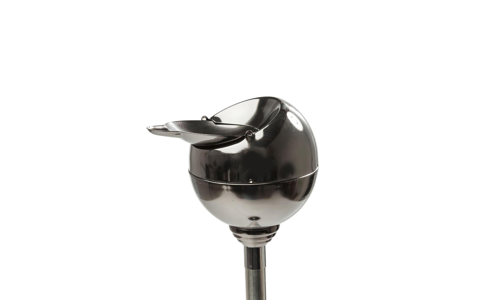 KARE Design Standaschenbecher – Ø 13 × 72 cm – Stahl, Silber