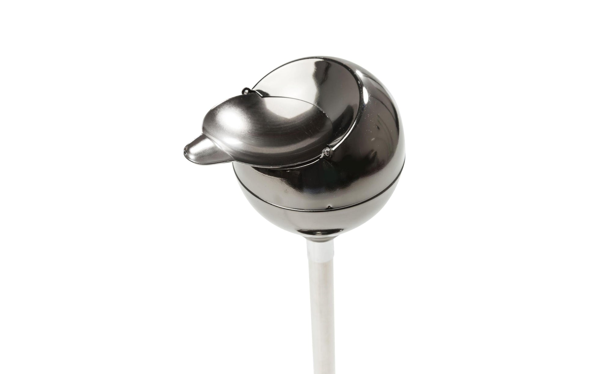 KARE Design Standaschenbecher – Ø 13 × 72 cm – Stahl, Silber