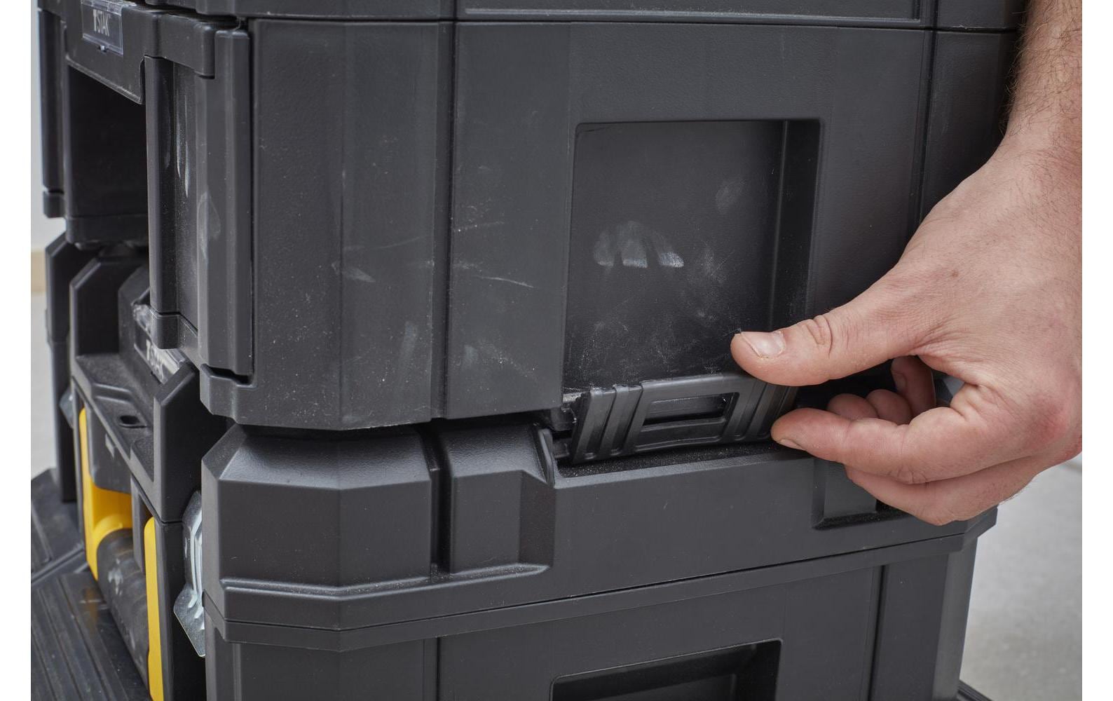 Stanley Werkzeugkasten FatMax TSTAK, 333 × 335 × 324 mm, Kunststoff, schwarz, Belastbarkeit 37,5 kg