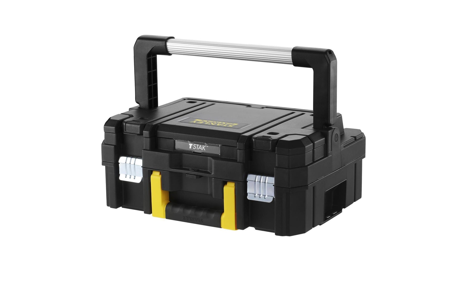 Stanley Werkzeugkasten TSTAK I, 349 × 442 × 184 mm, 14 l, Metall, Kunststoff, schwarz, mit Tragegriff