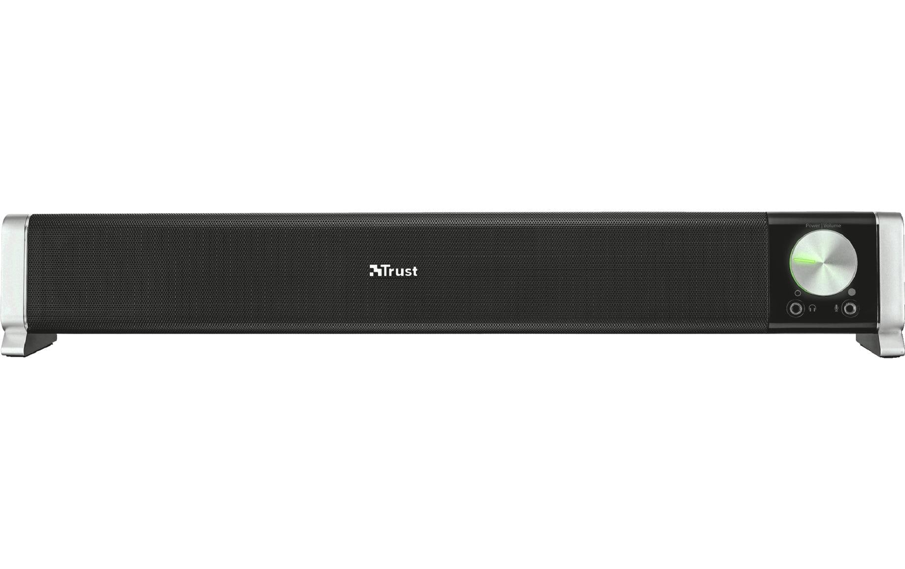 Trust Asto – Soundbar – 2.0, 6 W, USB, 3,5 mm Klinke, Schwarz